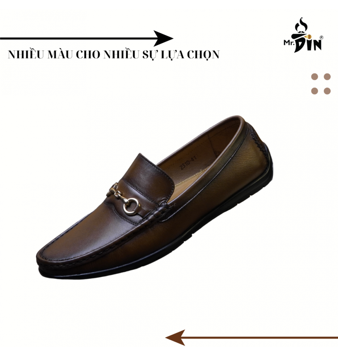 Giày LƯỜI MR.DIN M004